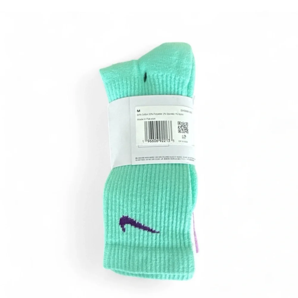 Nike Everyday Cotton Cushioned DRI FIT Crew Socks Unisex